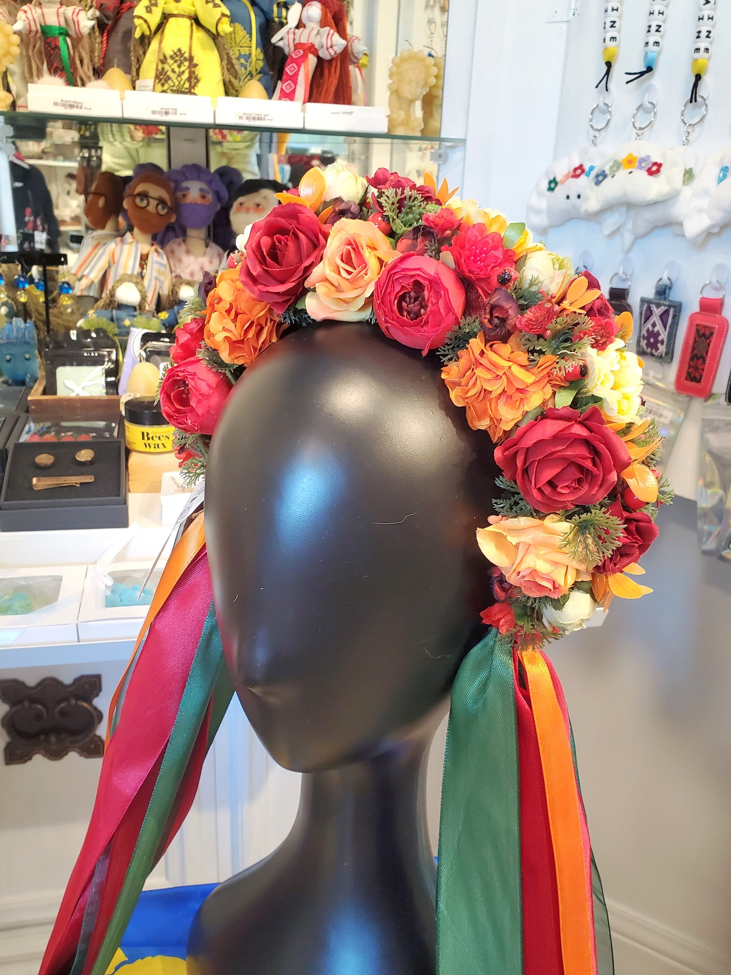 Head wreath #127, 124