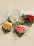 Valentine's Day gift Soap Rose on leaf