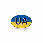 Car sticker UA (trident, sunflower, UA)