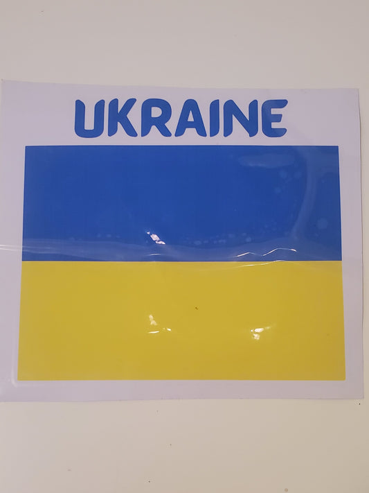 Car sticker Flag Ukraine