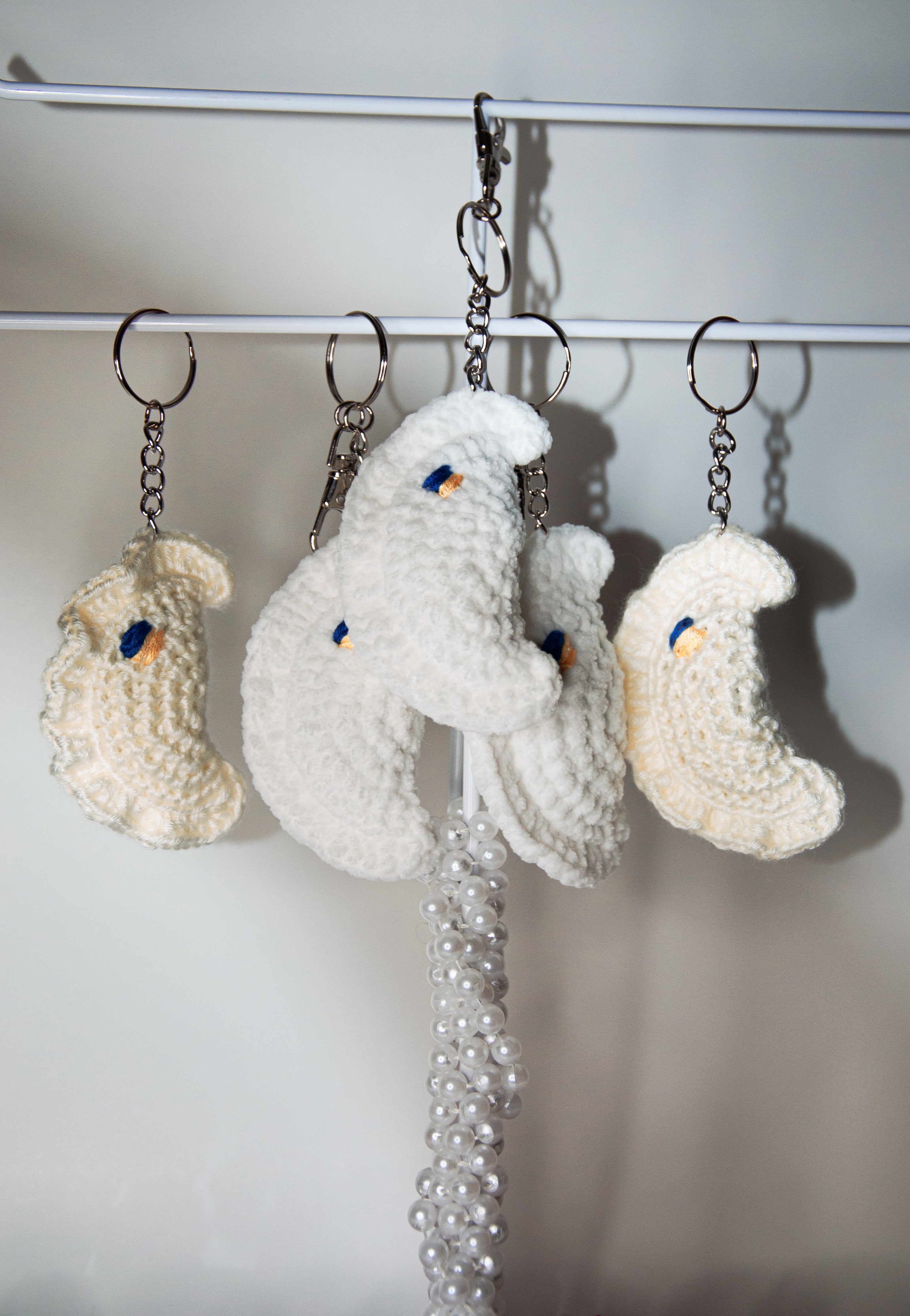 Knitted Keychaine "Varenyk" (UA/Cherry UA)