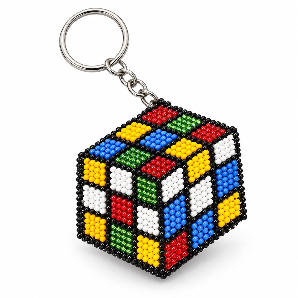 Beaded Keychain cube – Kolo Shop