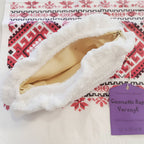 Knitted women cosmetic bag "Varenyk"