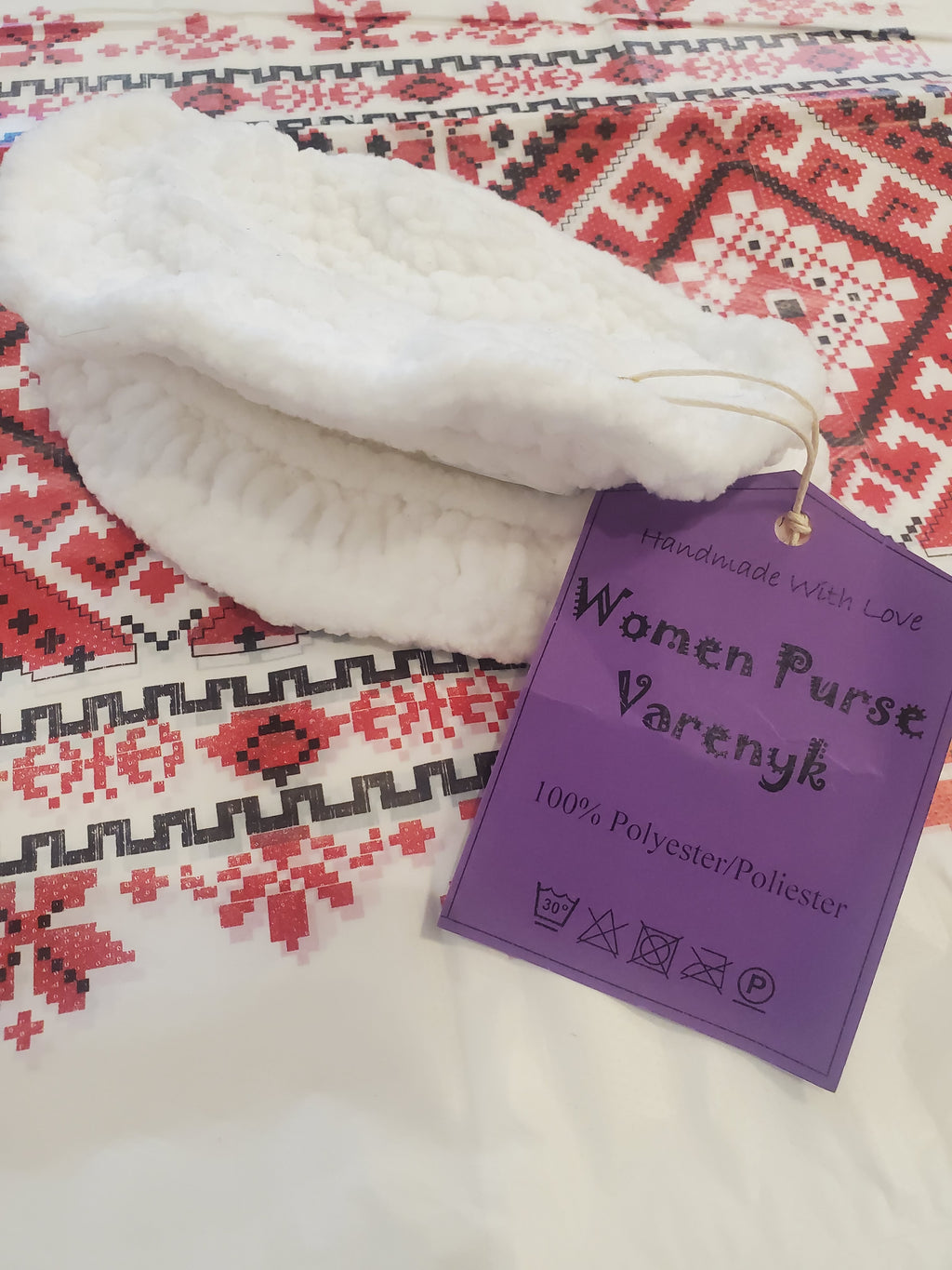Knitted women Purse "Varenyk"