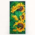 Handmade picture Sunflowers 8x20 inches (20x51 cm)