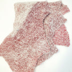 Goat wool scarf Red