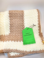 Gift Box Knitted Baby Blanket 80x60