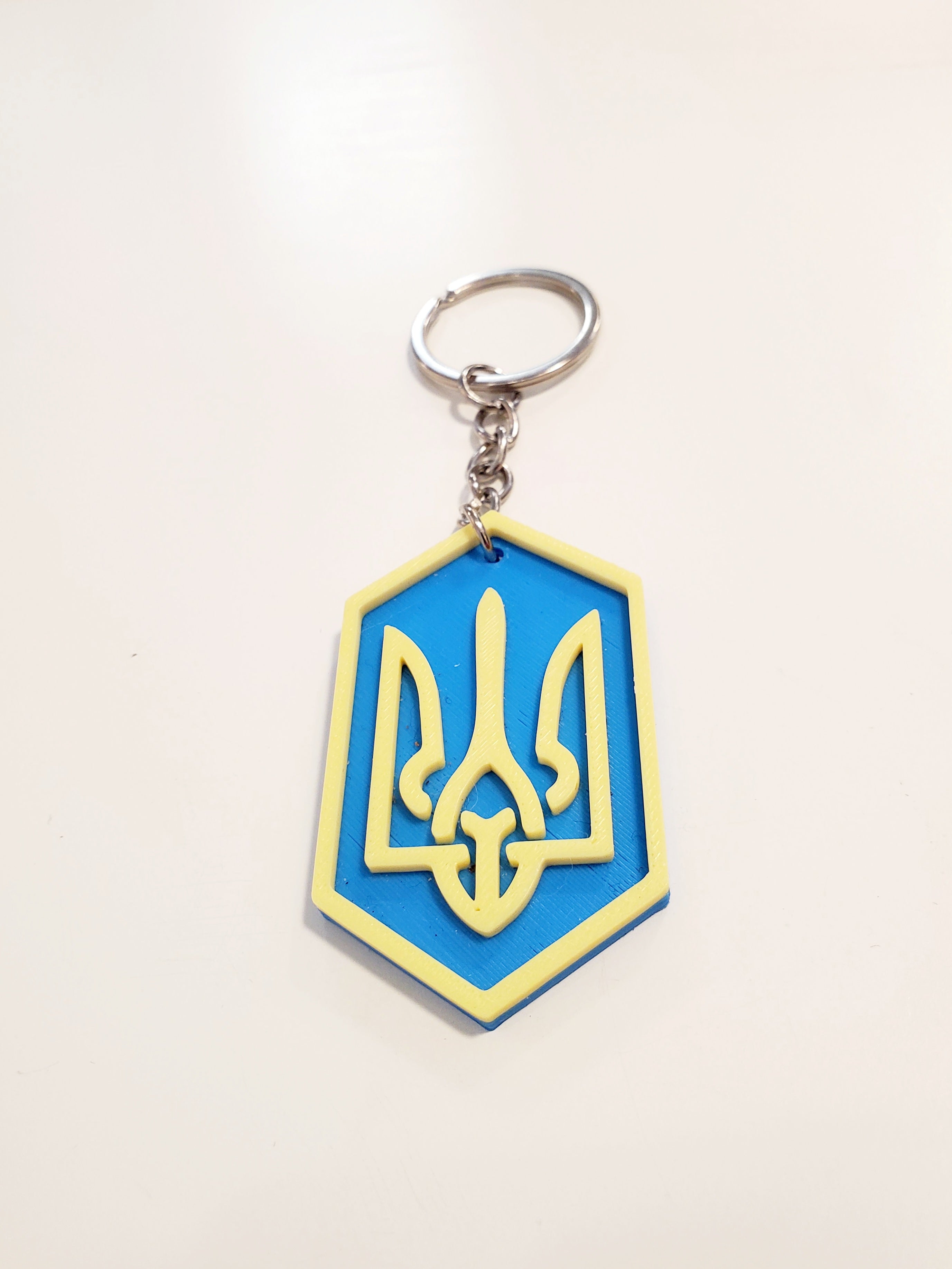 3D Printed Keychain UA Trident