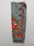 Scarf with fringe UA long
