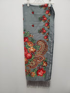 Scarf with fringe UA long