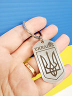 Keychain Ukraine Tryzub