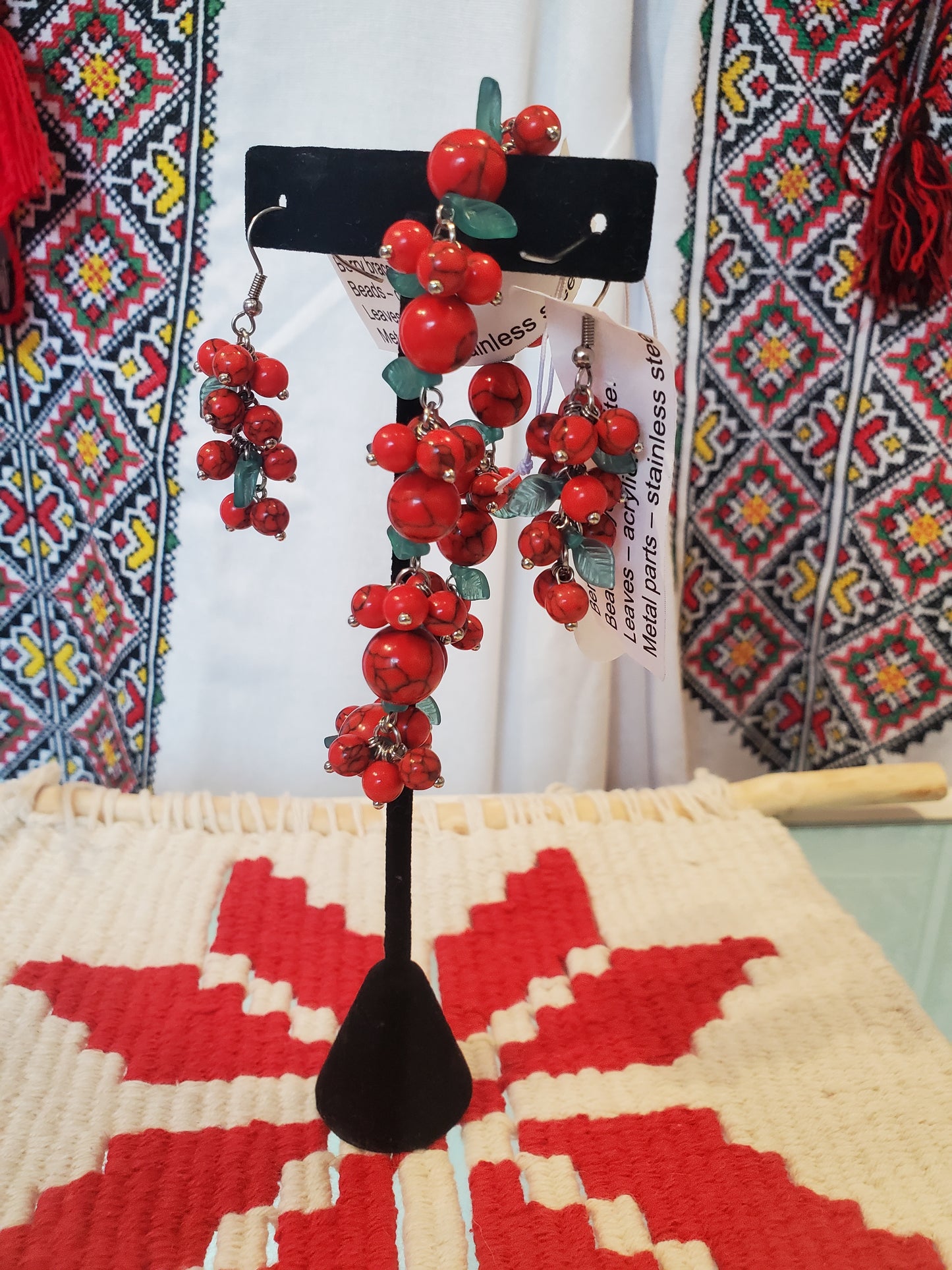 Berry earrings #4