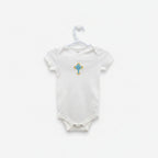 Embroidered Bodysuit with cross (6-12 months)