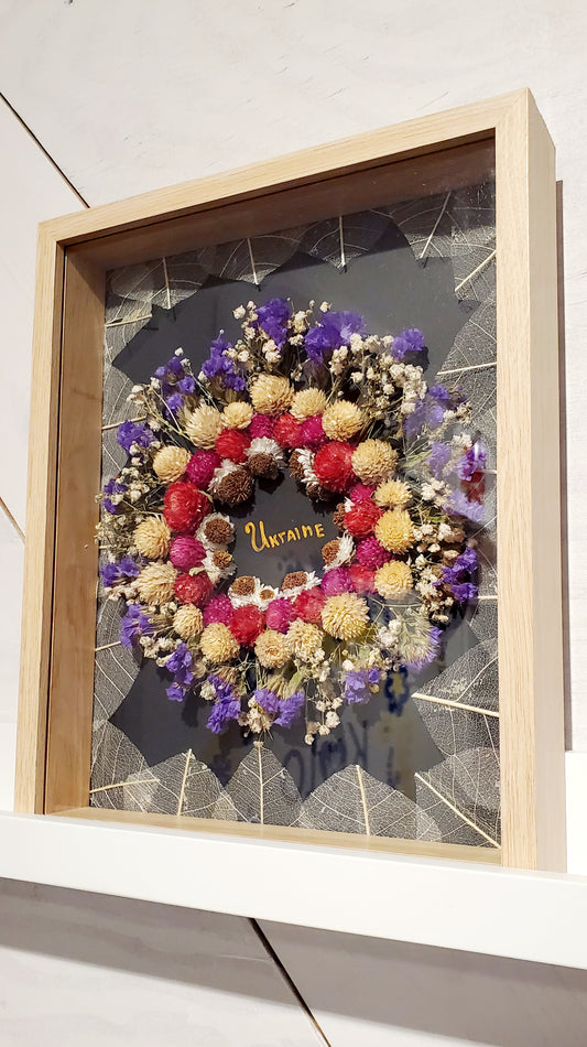 Picture "Wreath of dried flowers"