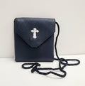 Leather Bag Small (Navy Blue)