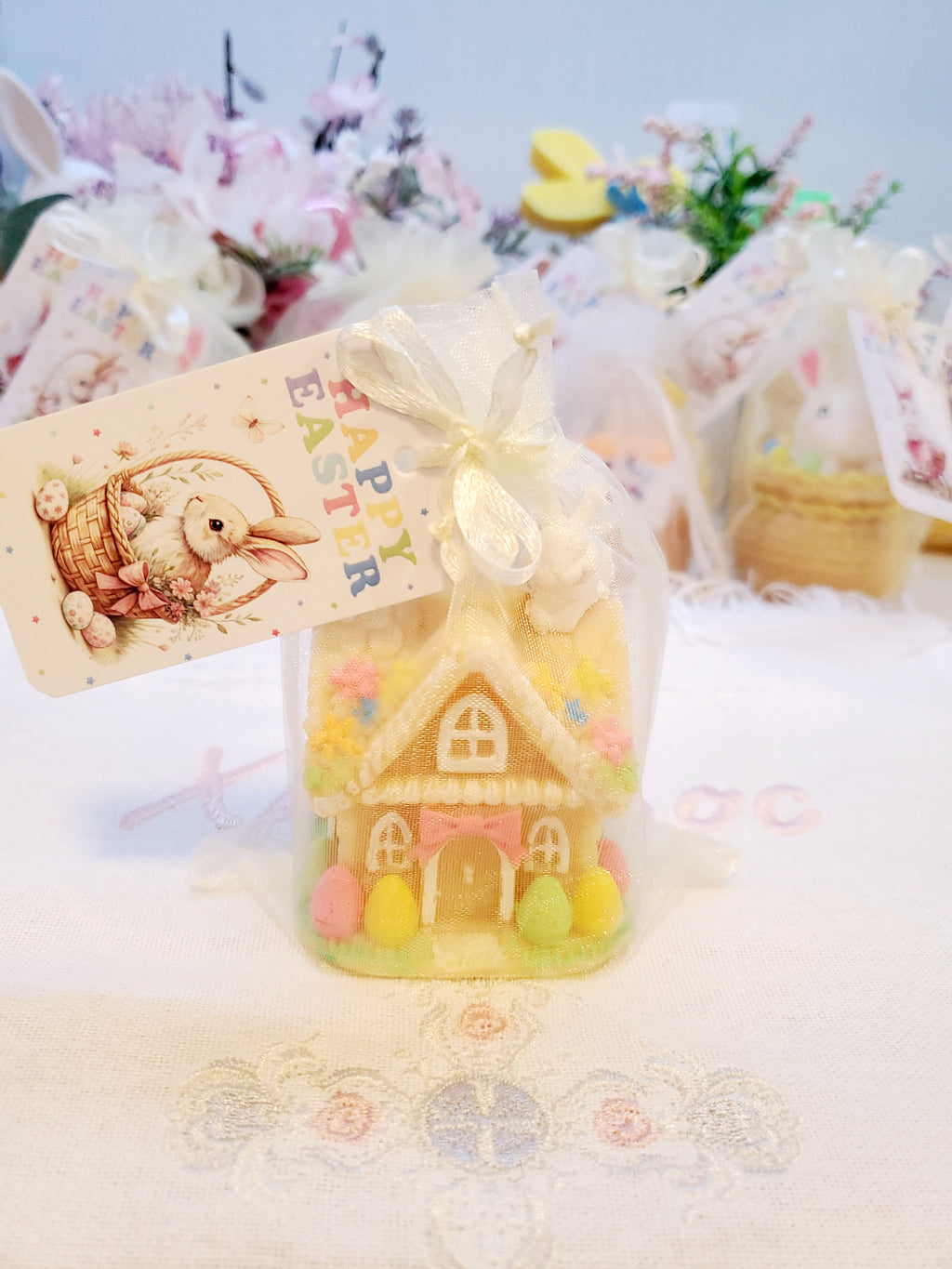 Easter Soy Candle Bunny/Home