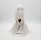White Lace Ukrainian Headscarf for baptism