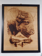 Picture the Art of burn A3 in frame