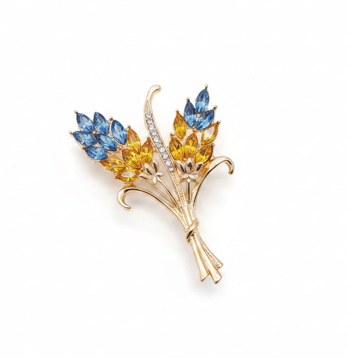 Brooch "2 Spikelets"
