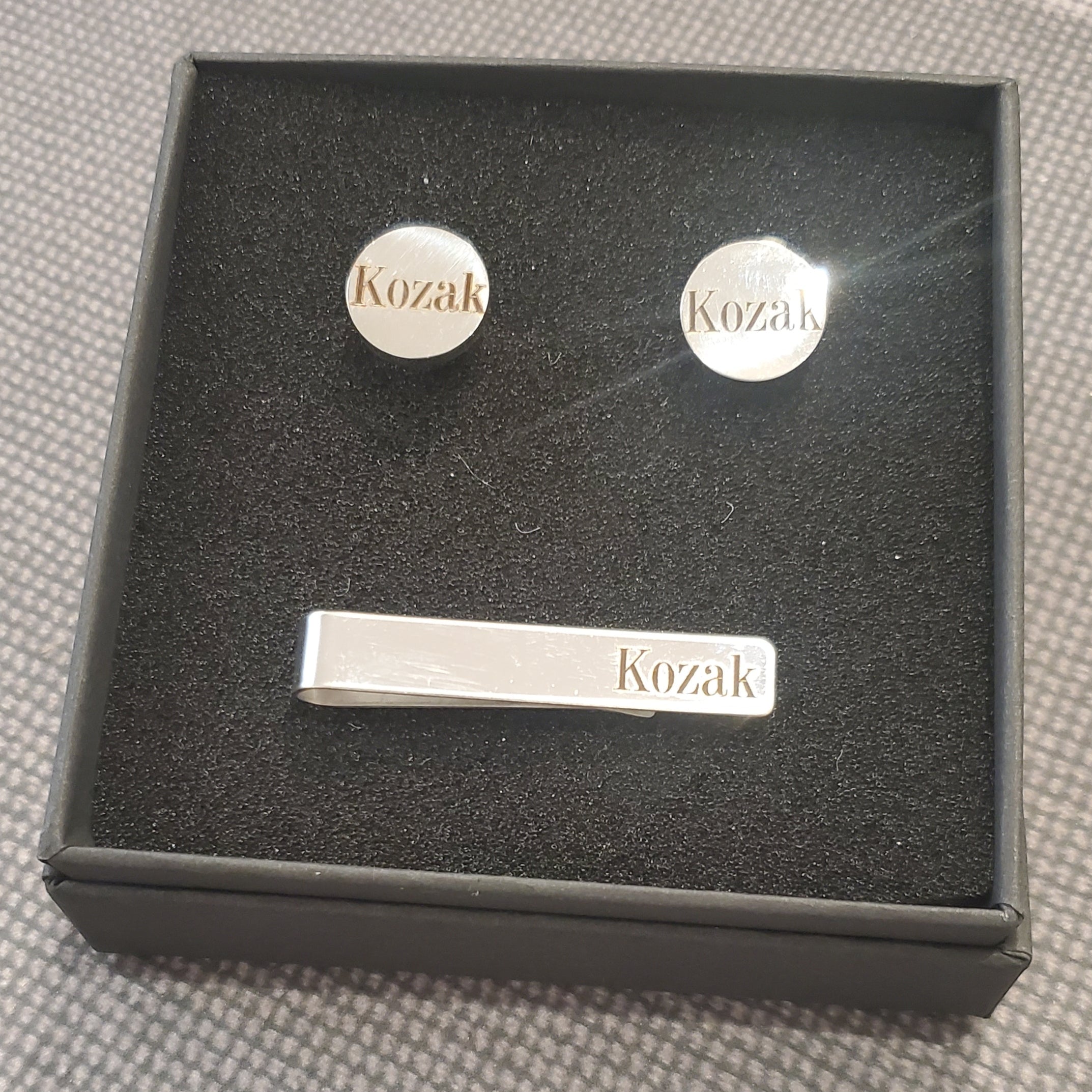 Tie clip holder and Cufflink