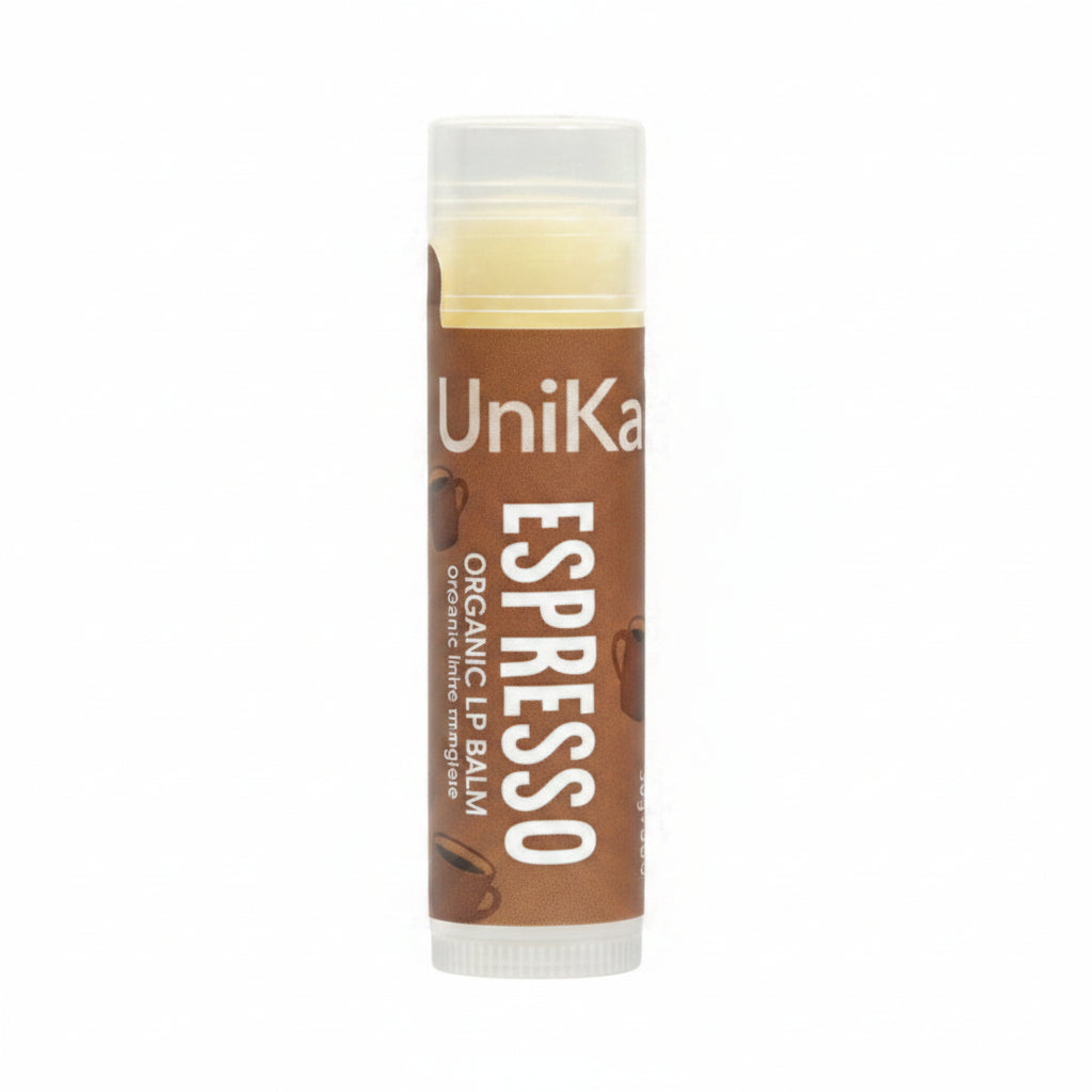 Organic Lip Balm "UniKa" (Pina Colada/Green tea/Coconut/ Espresso/Strawberry)