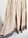 Linen Skirts with black, Size M-L