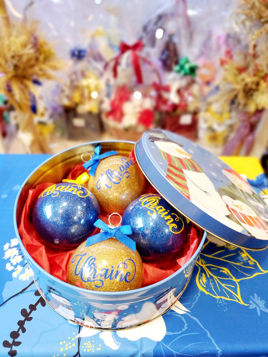 Christmas tree balls set 4 pcs