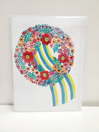 Greeting Card Ukrainian Spirit by Marika Sokulski