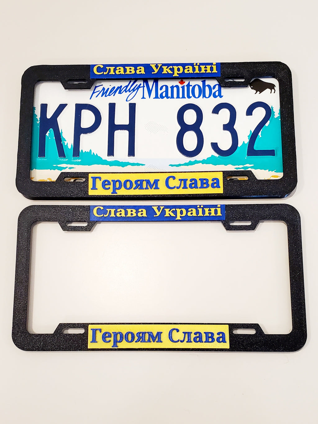 3D print License Plate Frame