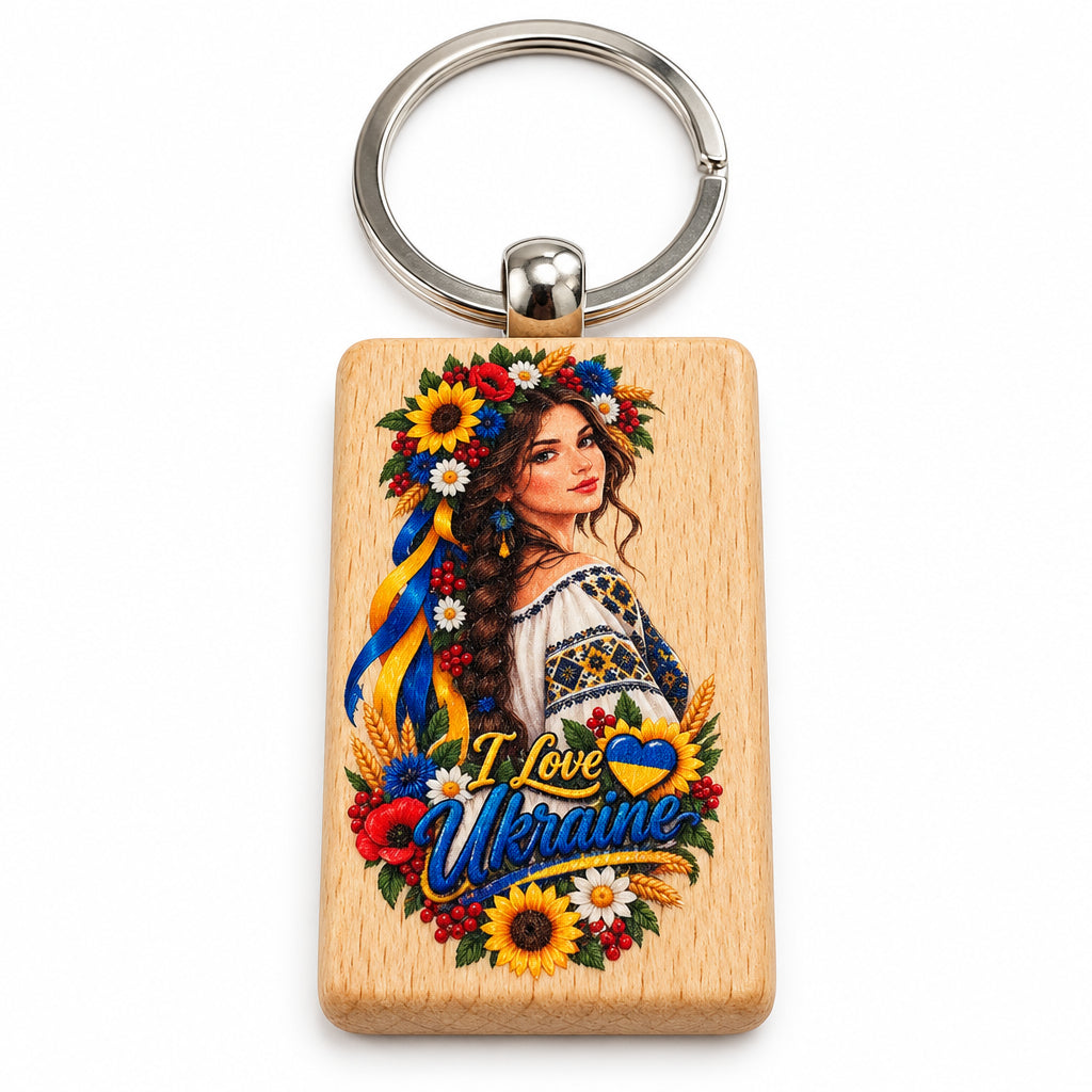 Wooden Keychain UA mix