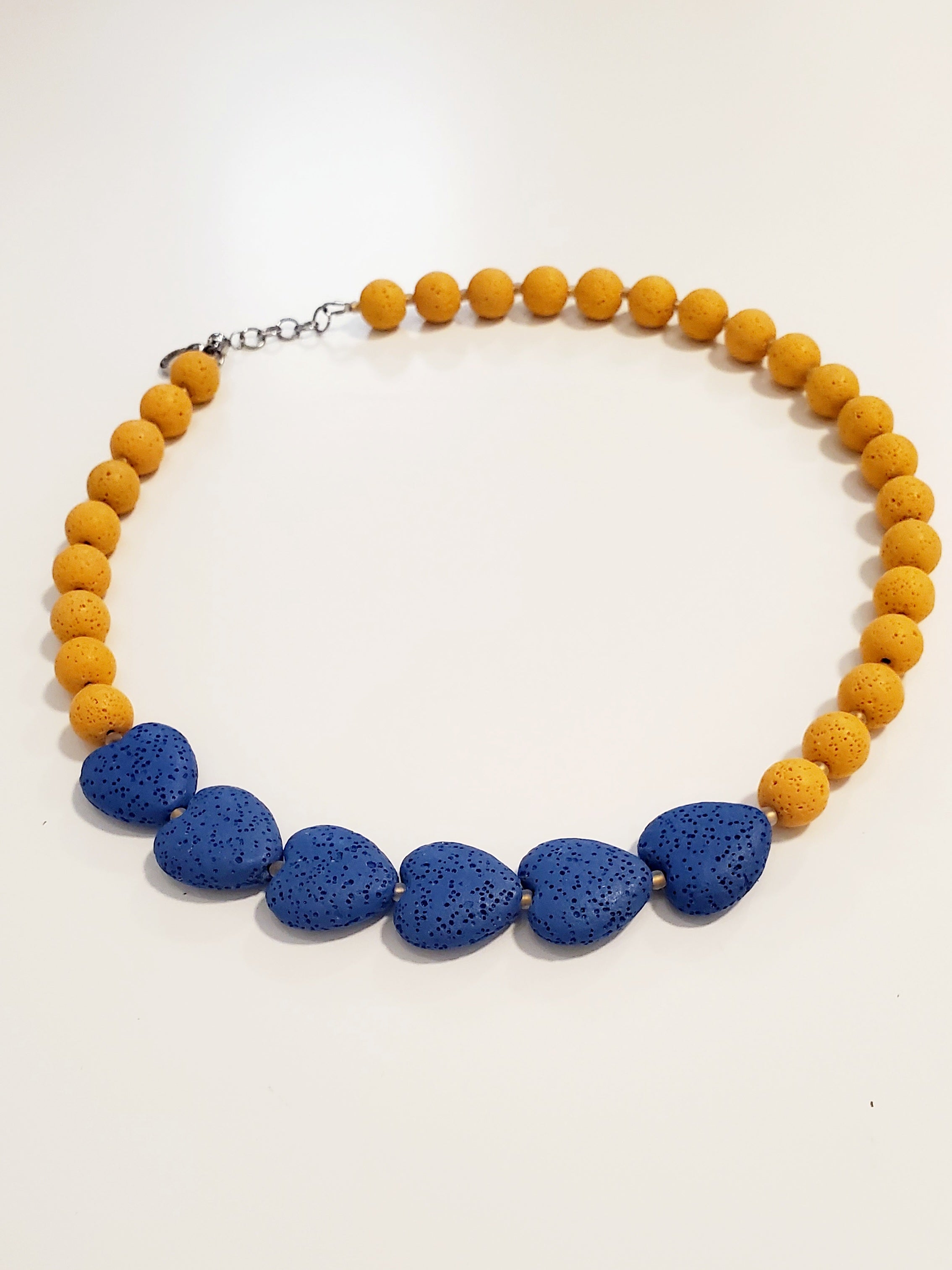 Valentine's Day gift Necklace Volcanic Lava