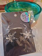 Earrings snowflake