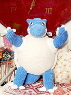 Knitted toy "Pokemon blastoise"