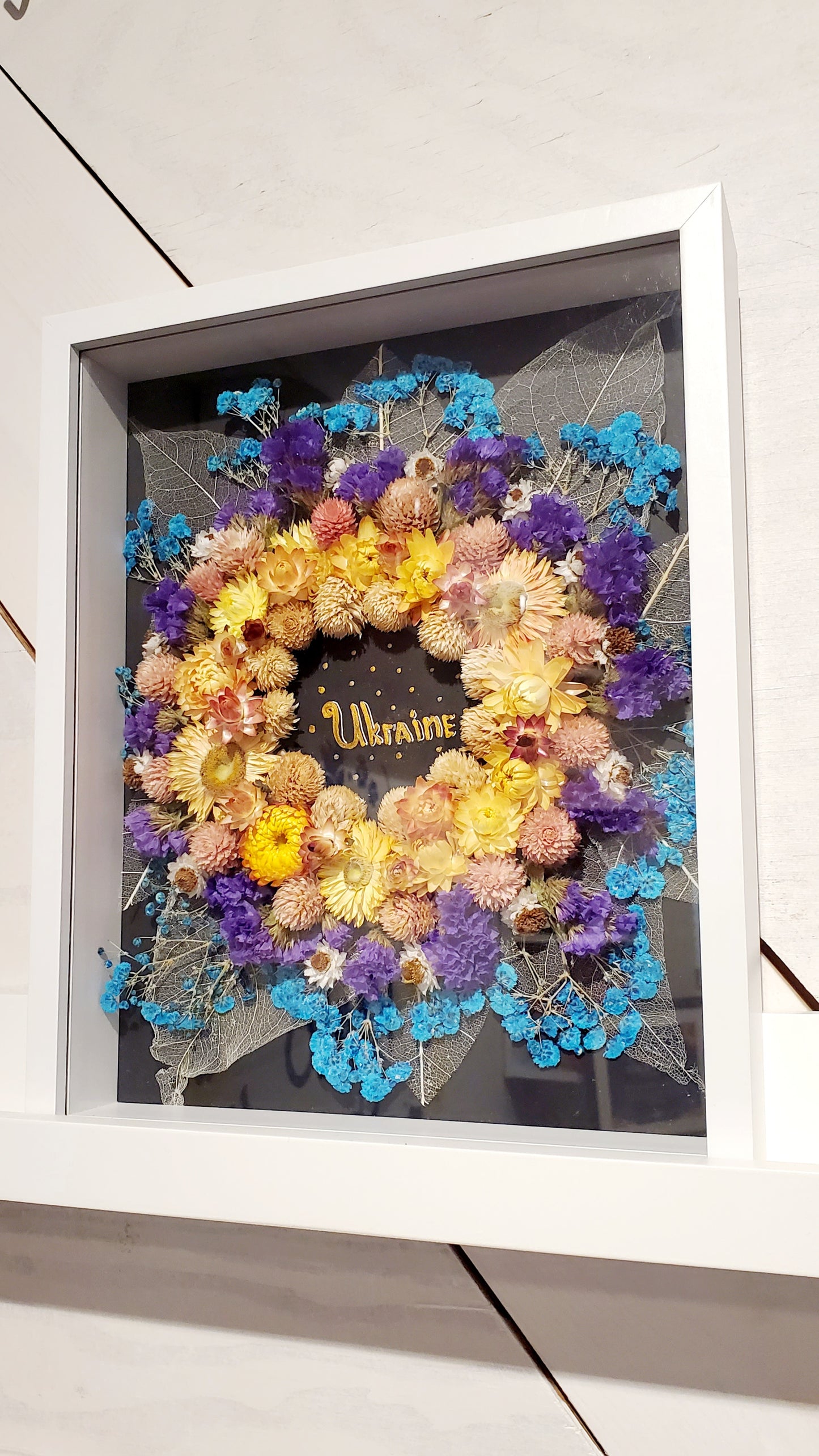 Picture "Wreath of dried flowers"