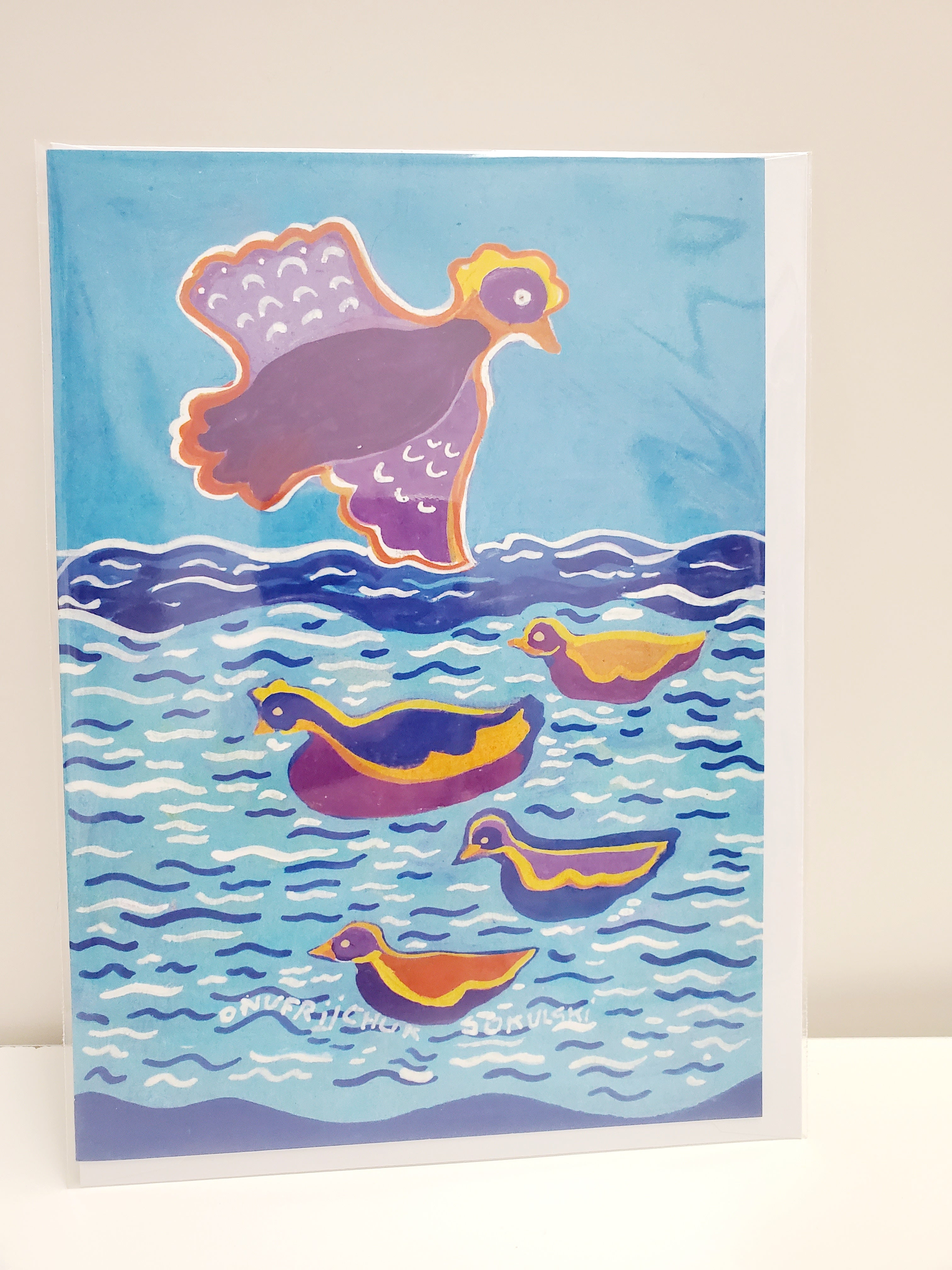 Greeting Card Ukrainian Spirit by Marika Sokulski