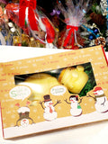 Candle Christmas set (green box, brown)