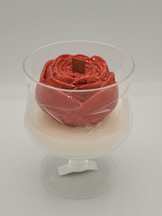 Candle Flower in a glass