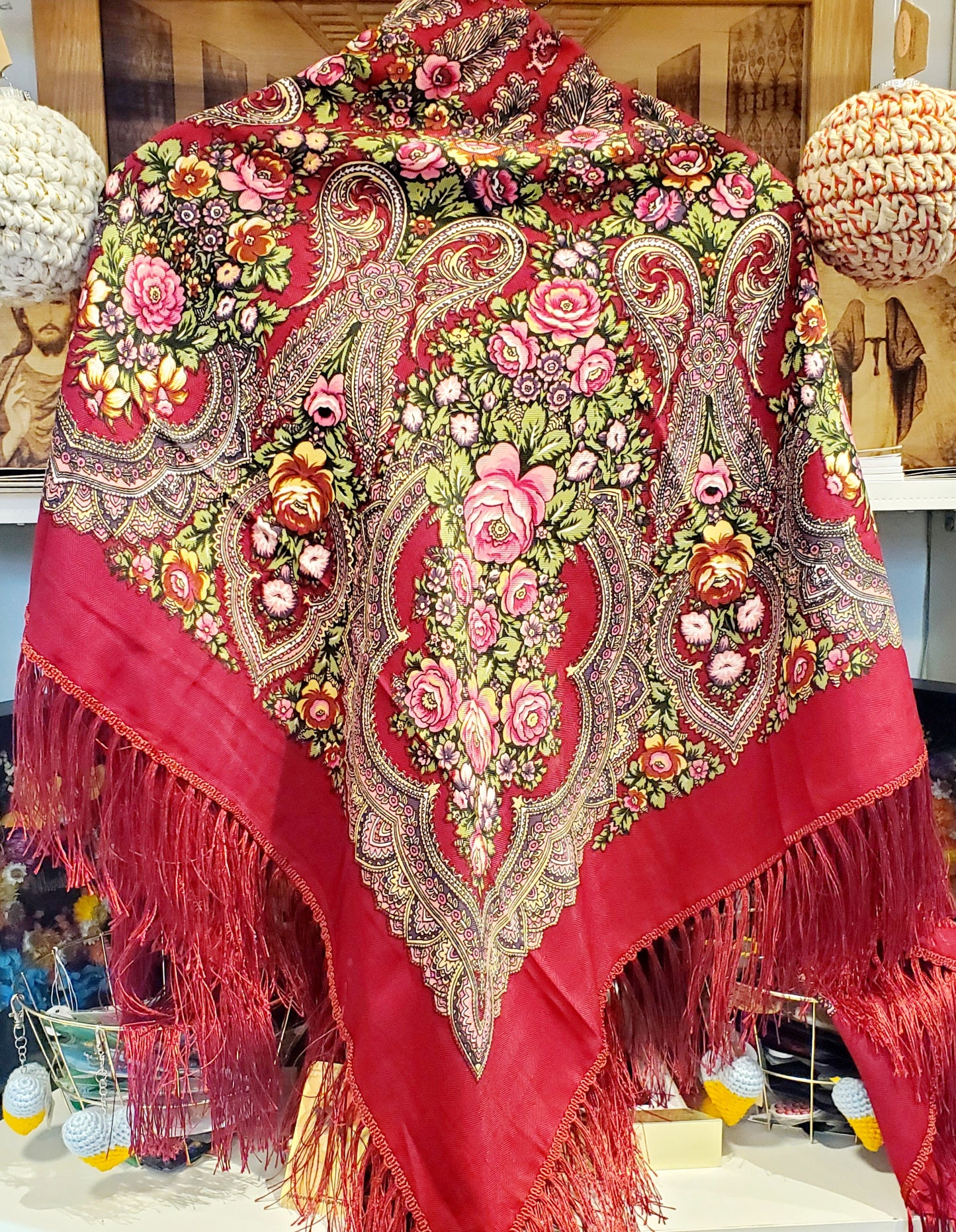 Shawl UA (Wool 80% Viscose 20%)