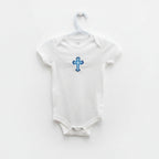 Embroidered Bodysuit with cross (6-12 months)