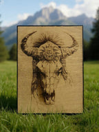 Custom work Wood-Burned Picture A2 (16x23 in/42x58 cm)