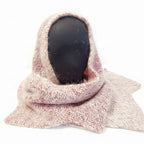 Goat wool scarf Red