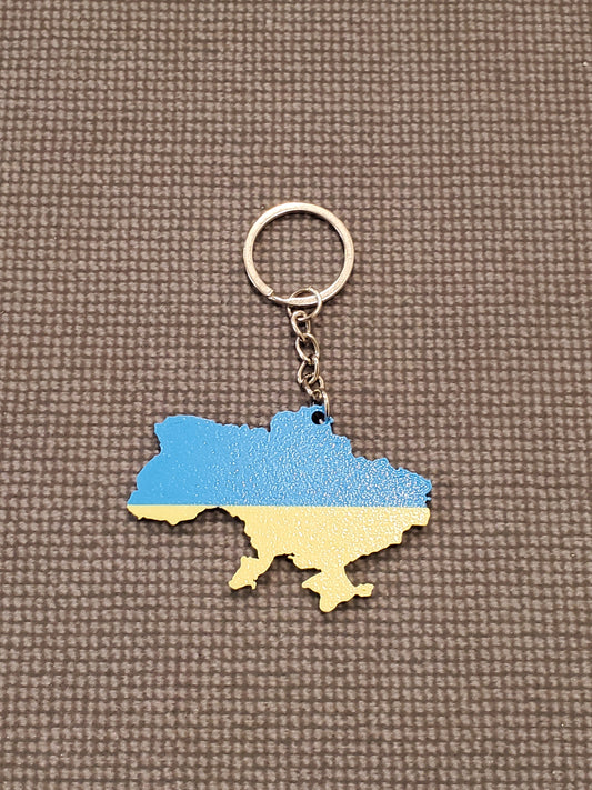 3D Print Keychain Map UA/Vizerunok