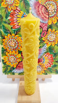 Beeswax Candle "Grape" Large