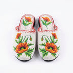 Women's embroidered slippers, size 36-40